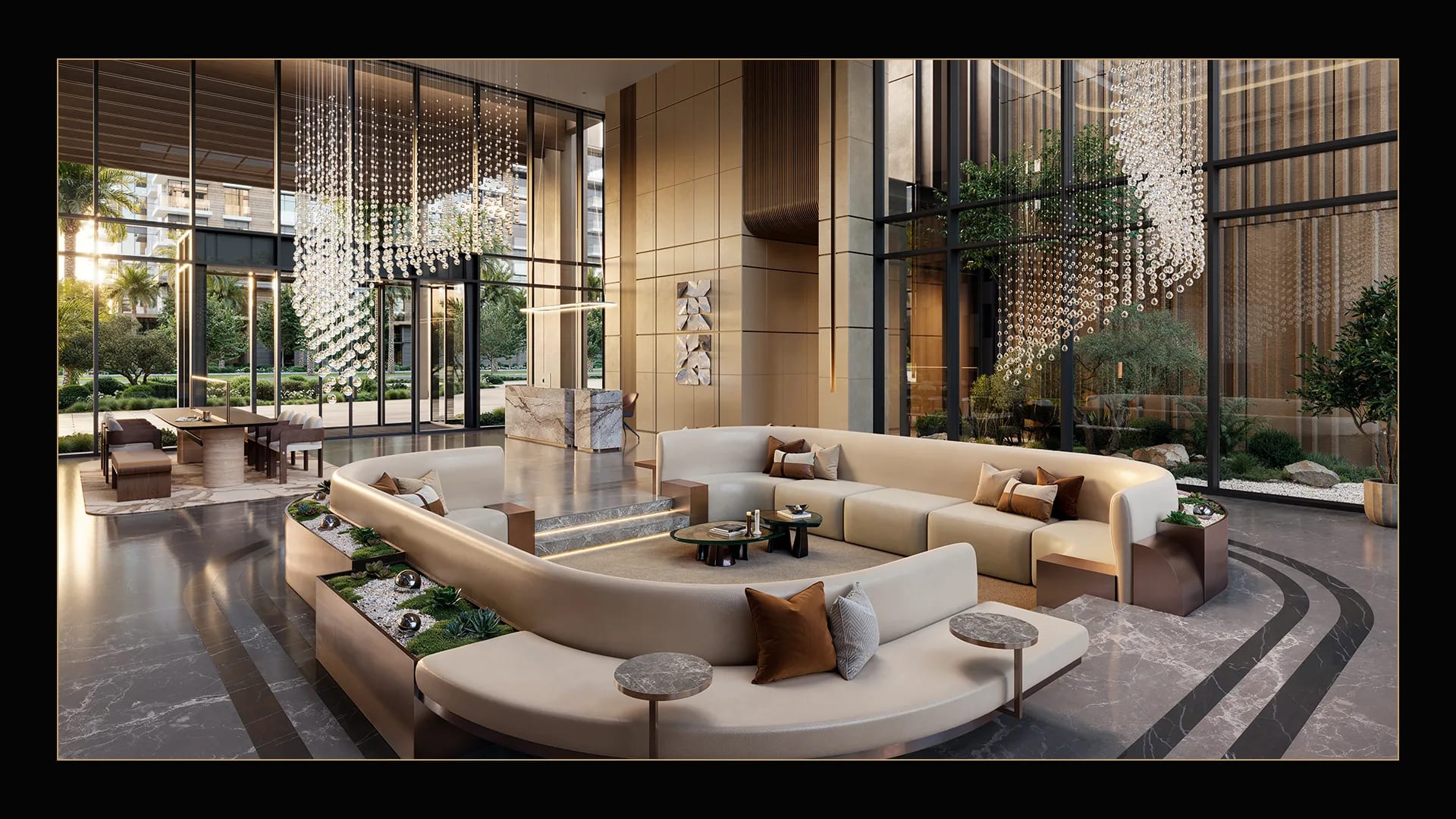 City Walk Crestlane double-height lobby