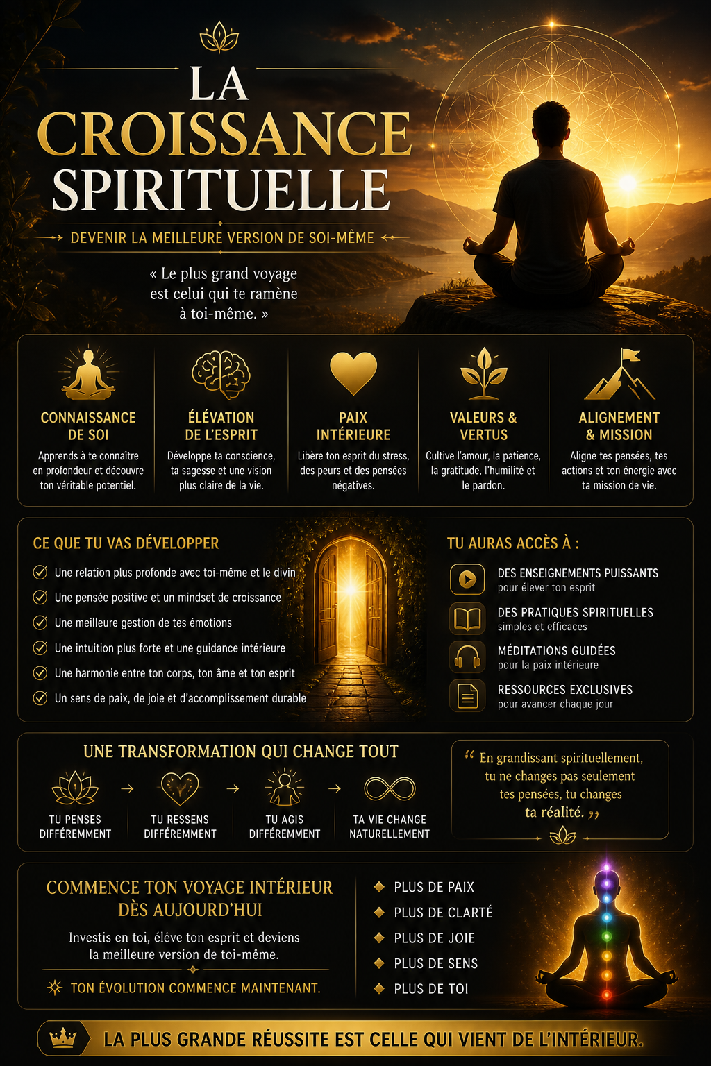 LA CROISSANCE SPIRITUELLE