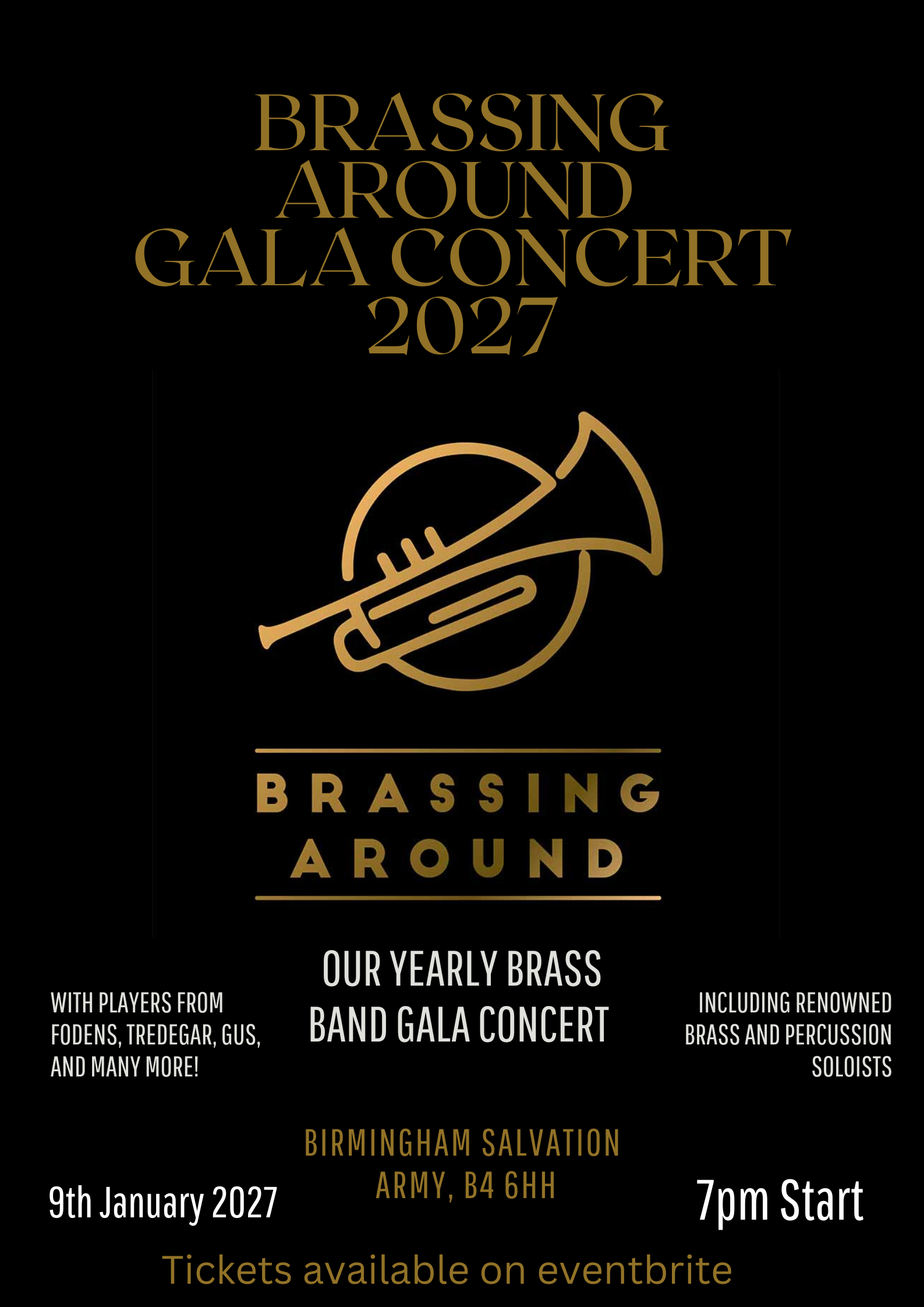 Brassing Around Gala Concert 2027 Announced