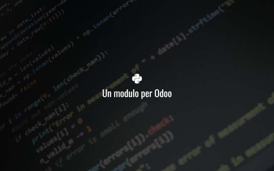 Un modulo per Odoo