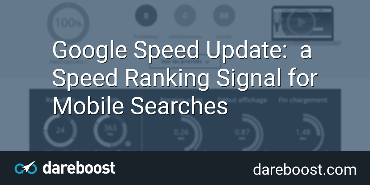 google speed update a speed ranking