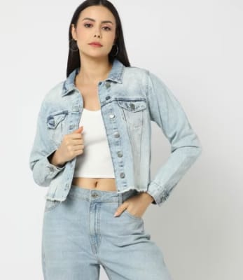 Women Jean Coat