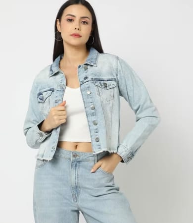 Women Jean Coat