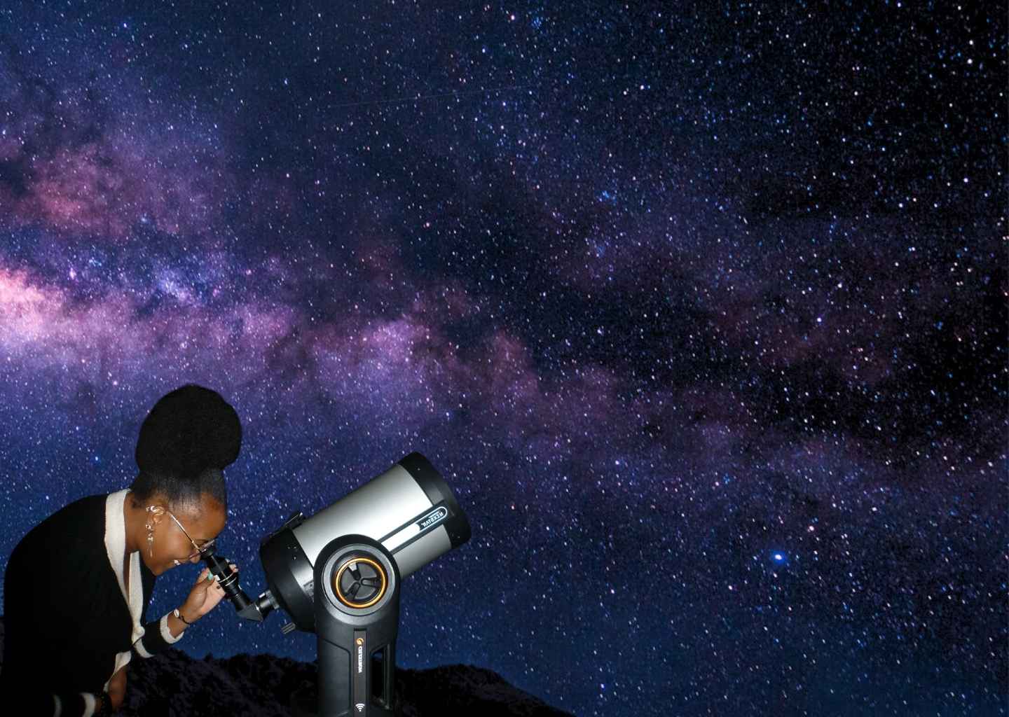 Viewing the telescope