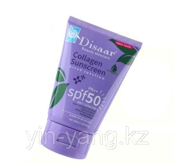 Солнцезащитный крем для лица и тела с коллагеном SPF 50 Disaar, 100мл