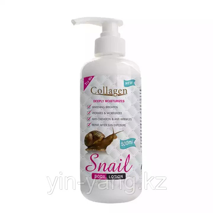 Увлажняющий лосьон для тела "SNAIL COLLAGEN" с коллагеном и муцином улитки, 500мл