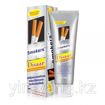 Отбеливающая зубная паста SMOKERS' "Disaar" от пятен для курящих, 100г