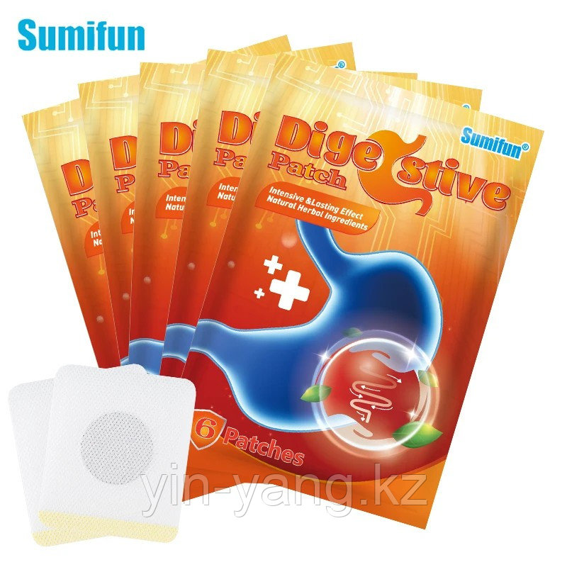 Пластыри от боли в желудке "Dige Stive Patch", 6 шт