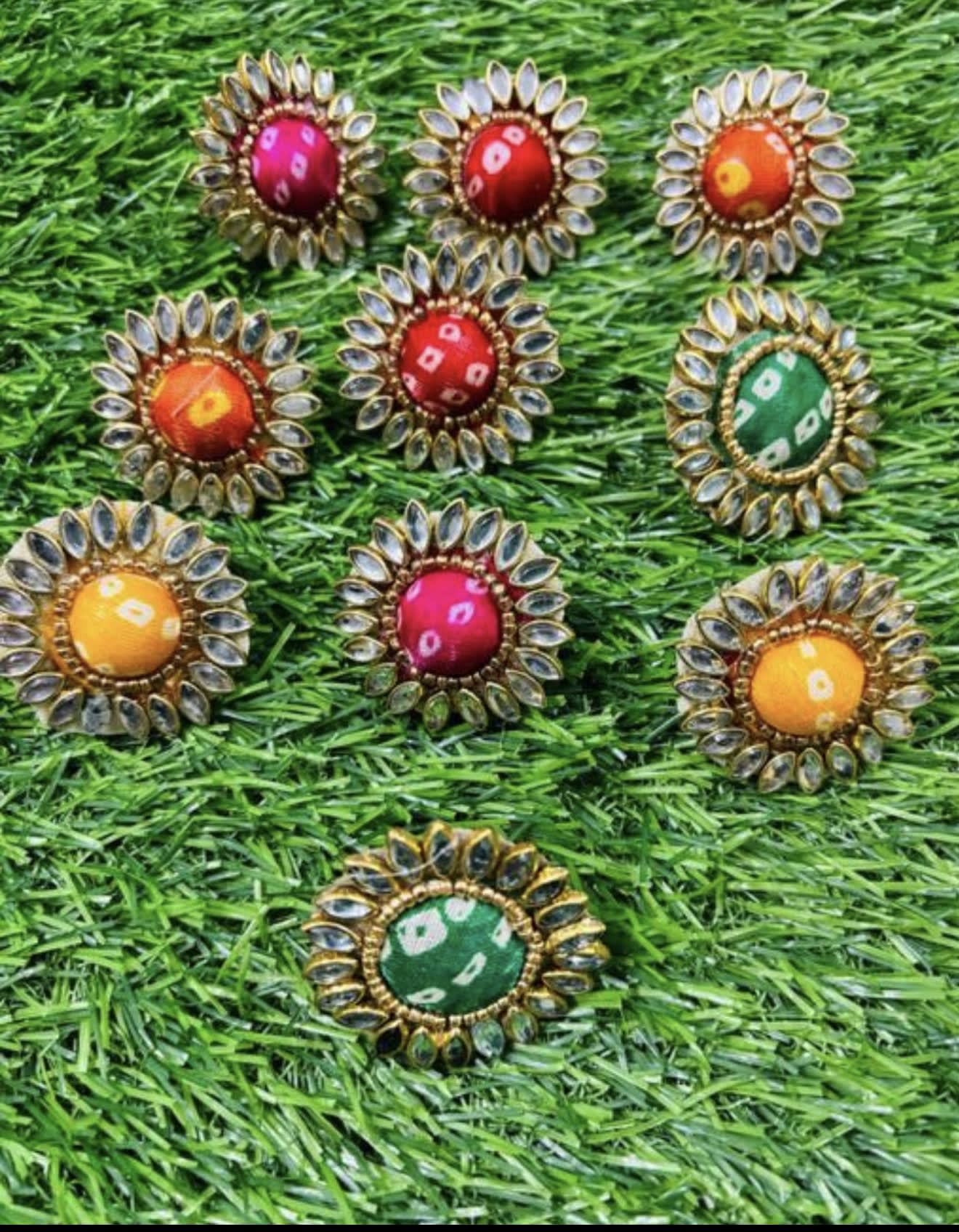 Amazing Festive Handmade Adjustable Ring — 2