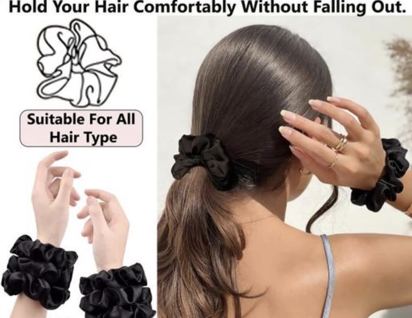 Best Wuality Hair Scrunchies Pack of 5 — 2