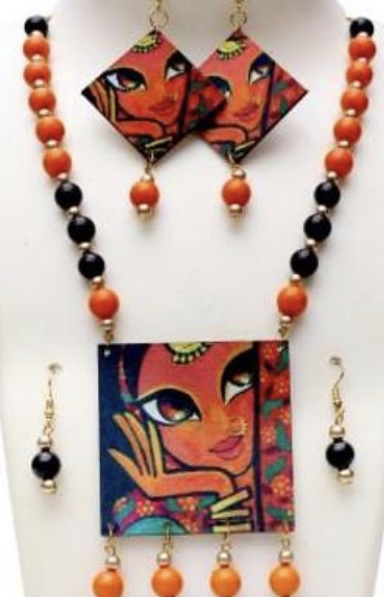 Elegant Festive Handmade Jewllery Set