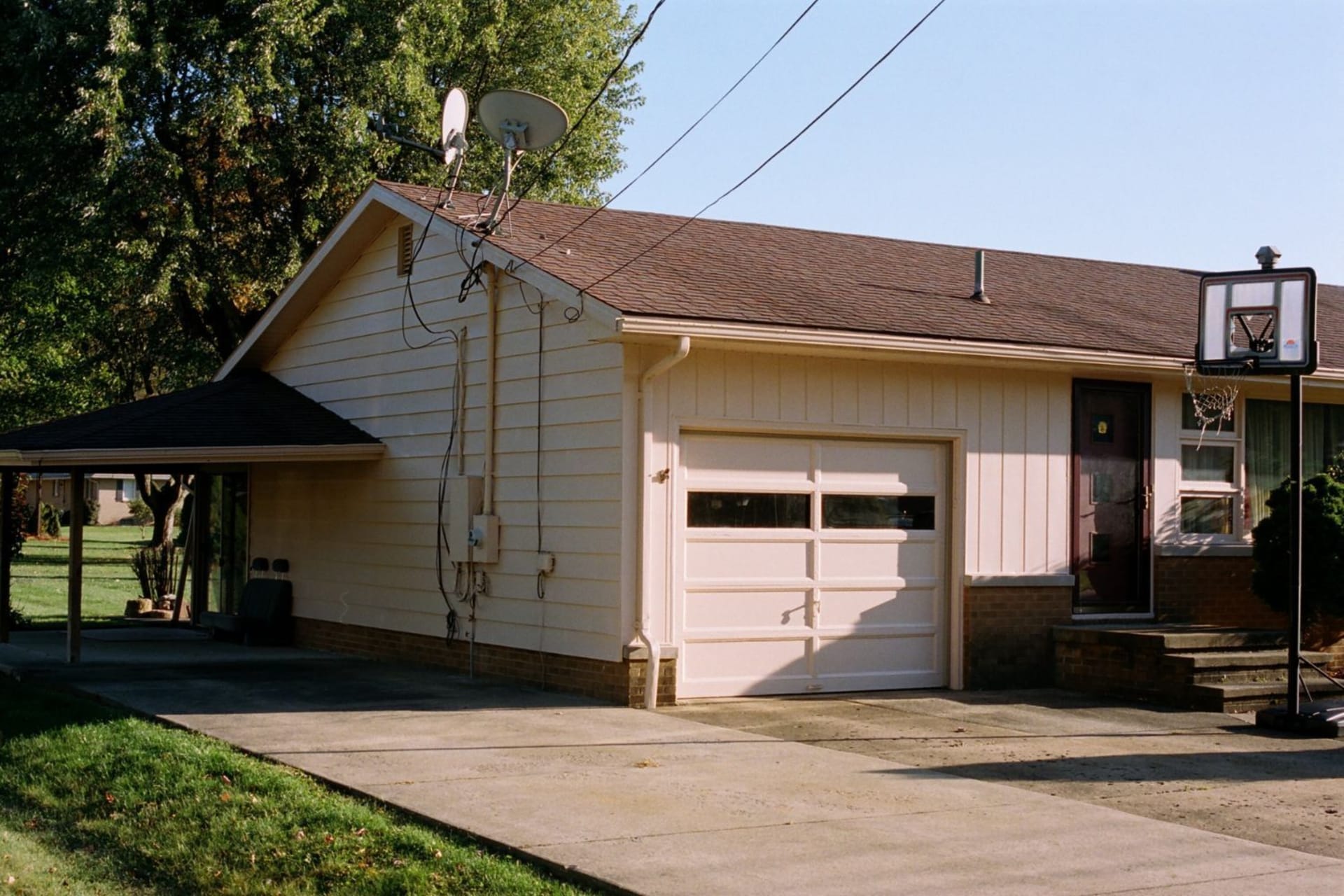 maison avec un garage