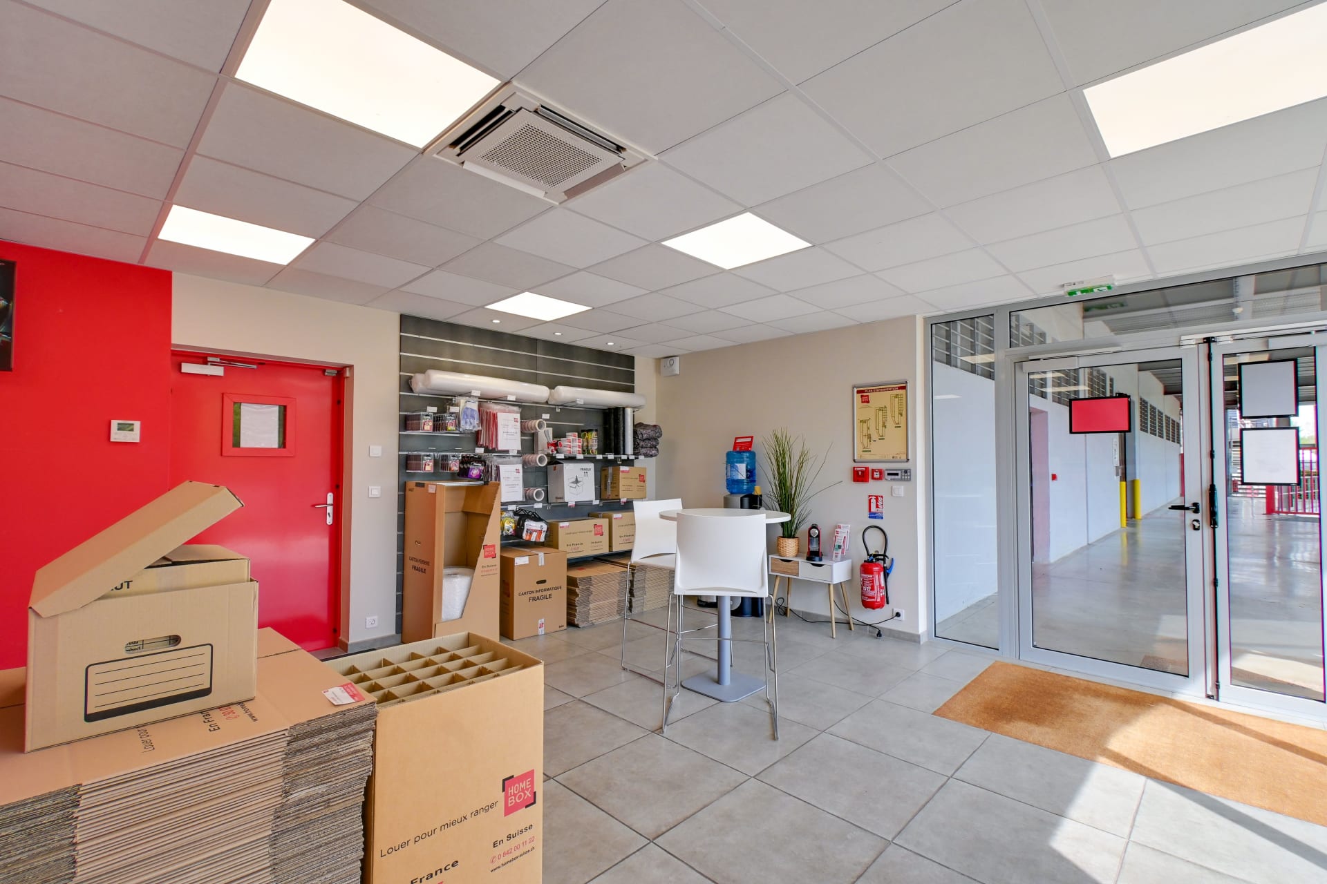Accueil du centre HOMEBOX d'Aix Sainte-Victoire