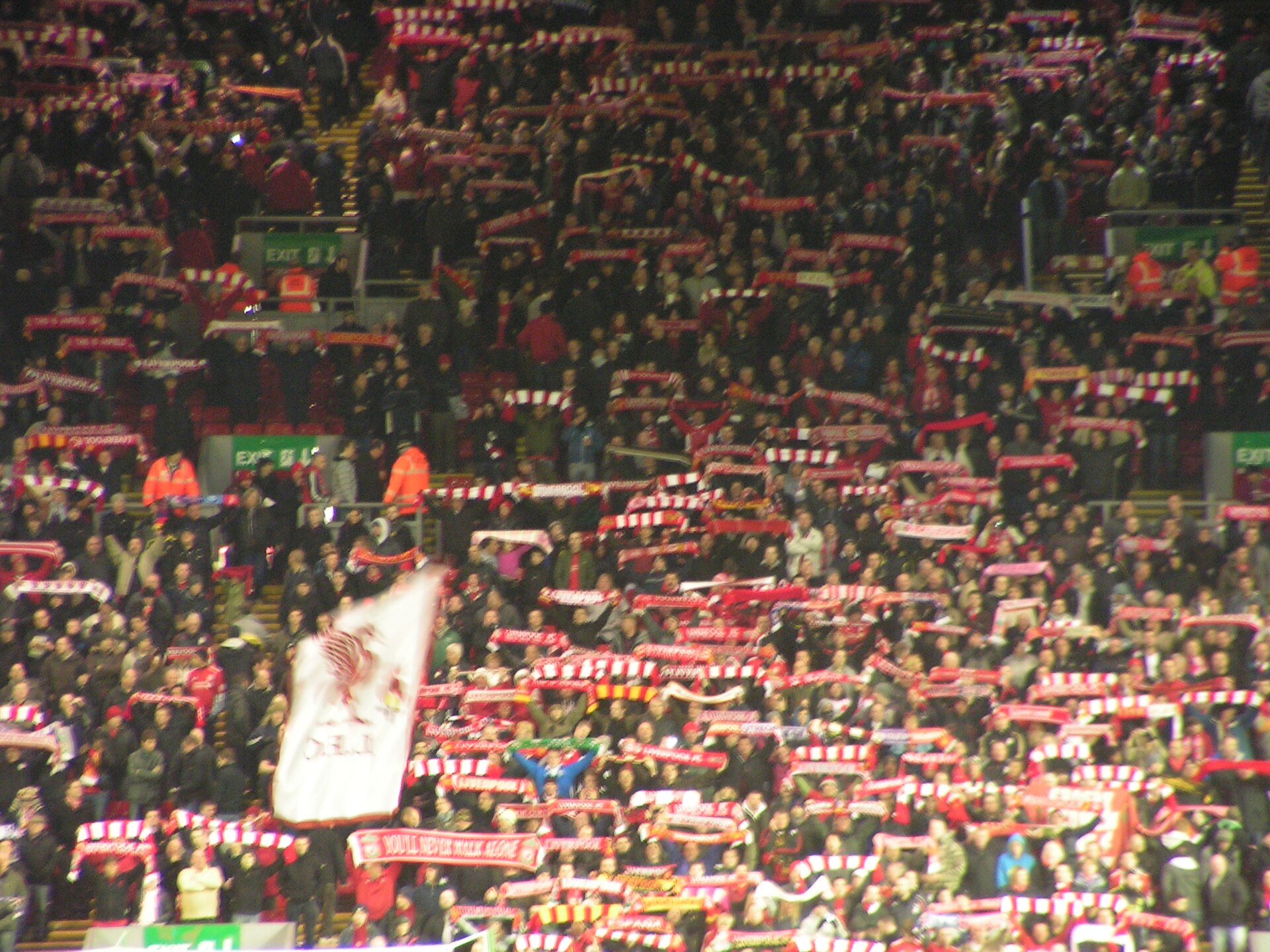 You'll Never Walk Alone! op Anfield