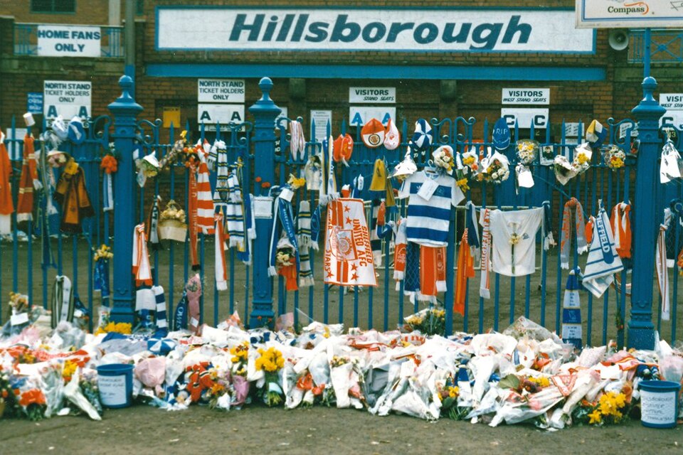 Tributes at Hillsborough Stadium - geograph.org.uk - 2664368