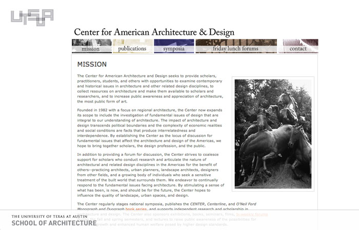 Architecure Center Page