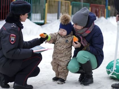 Госавтоинспекторы г.о. Жуковский организовали для посетителей  городского парка «минутки безопасности»