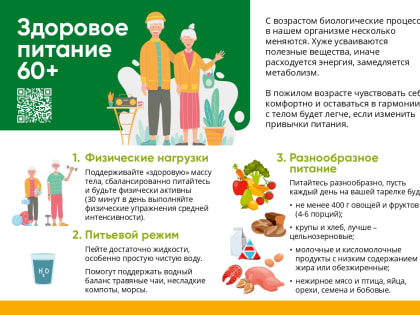 Здоровое питание для лыткаринцев старшего возраста
