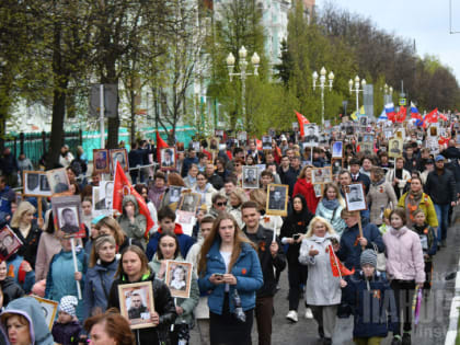 Около 13 тысяч человек приняли участие в шествии «Бессмертного полка» в городском округе Ступино