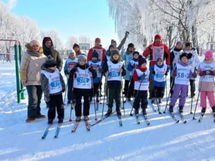 У дошкольников Серпухова прошла  лыжная гонка "Знак ГТО"