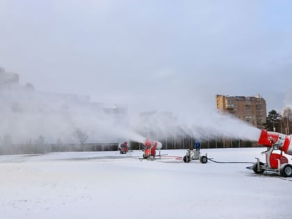 Оснежение лыжной трассы в Красногорске планируют завершить к 22 декабря