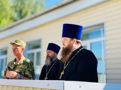 Митинг, посвящённый началу нового летнего периода обучения в воинской части Электрогорска