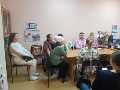 Во вторник, 4 апреля, в женской консультации прошло занятие в «Школа мам»