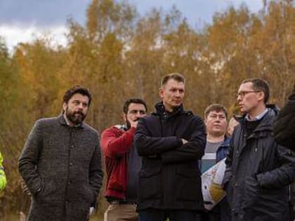 В Домодедово проверили ход работ в парке «Взлёт»