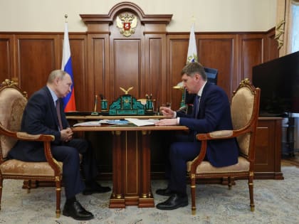 Путин и глава Минэкономразвития Решетников обсудили ситуацию в экономике