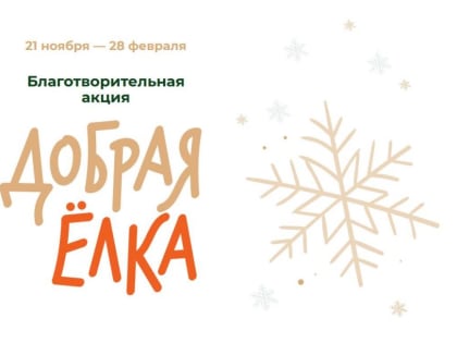 Благотворительная акция «Добрая ёлка»
