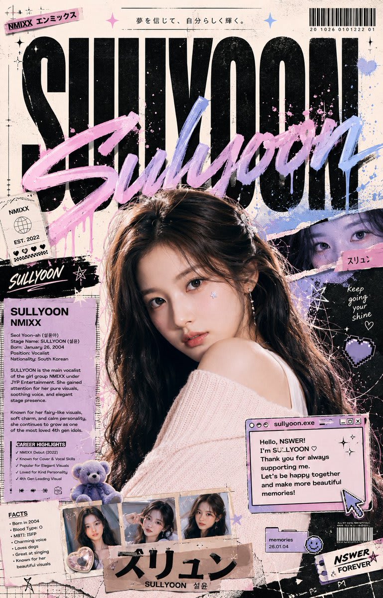 Sullyoon NMIXX Editorial Cover