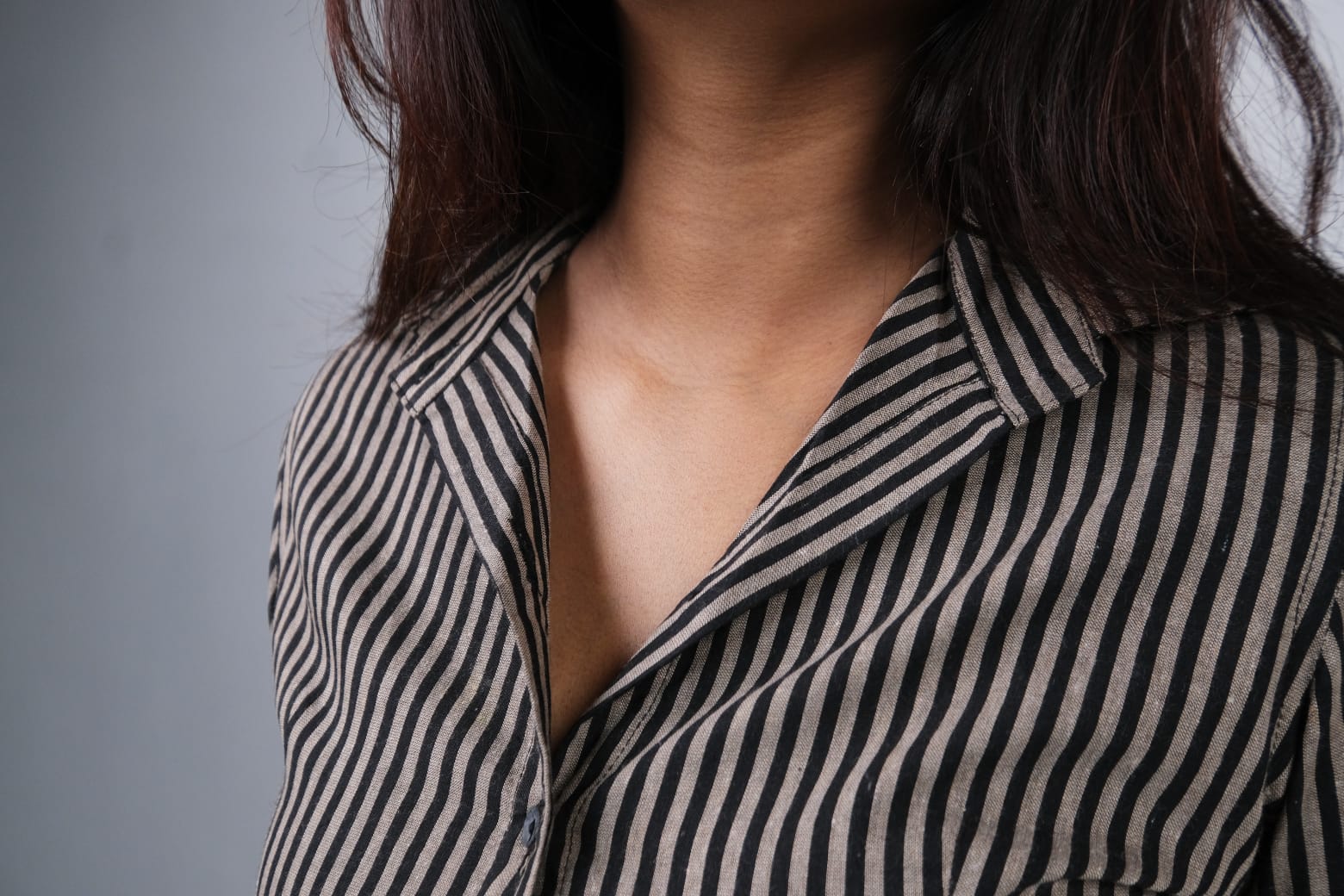 Mocha Noir Stripe Co-ord Set thumbnail 2