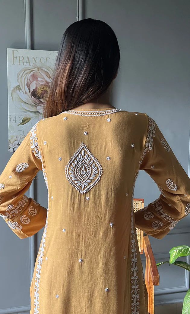 Raya Bloom Embroidered Kurta Plazzo Set thumbnail 3