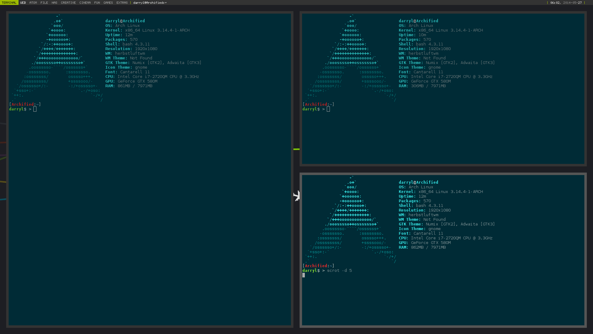 arch based linux