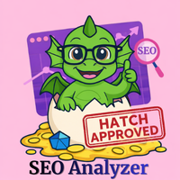 Hatch & Hype SEO Analyzer - Plain Talk SEO for Creators