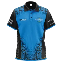 Peter Wright Snakebite Double World Champion Tour Polo - Red Dragon