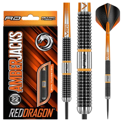 Red Dragon Amberjack 18 Darts – Profi Steel Dart Pfeile