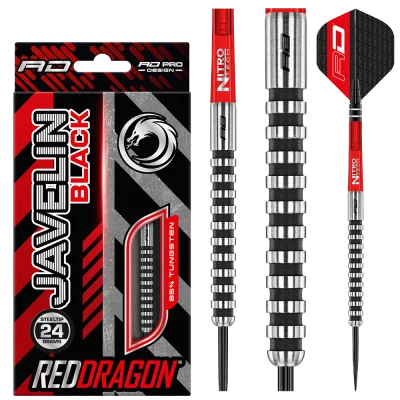 Red Dragon Javelin Black Darts – Profi Steel Dart Pfeile