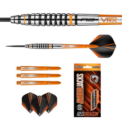 Red Dragon Amberjack 14 Darts – Profi Steel Dart Pfeile
