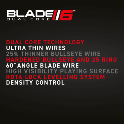 Winmau Blade 6 Dual Core – Profi Dartscheibe