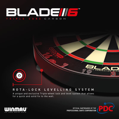 Winmau Blade 6 Triple Core PDC - Profi Dartscheibe 6