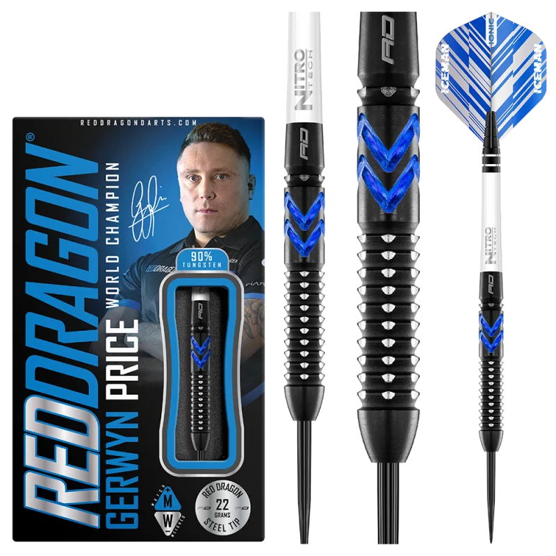 Gerwyn Price Blue Ice SE Darts – Red Dragon - Bild 1