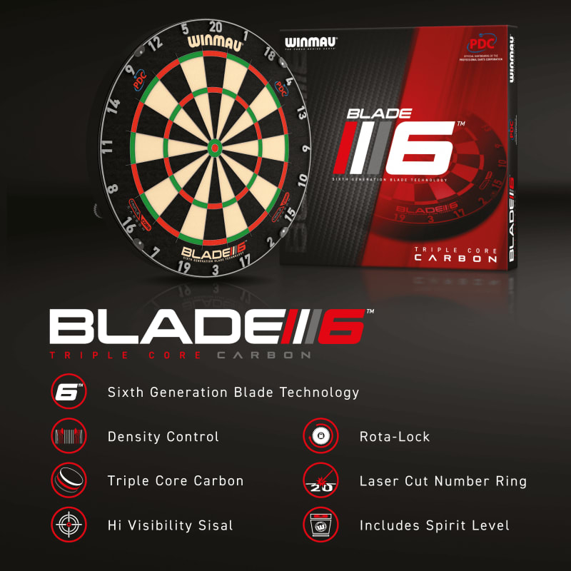Winmau Blade 6 Triple Core PDC - Profi Dartscheibe - Bild 7