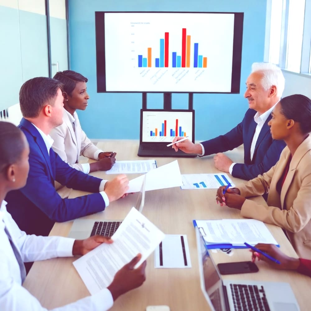 Construction worker using phone