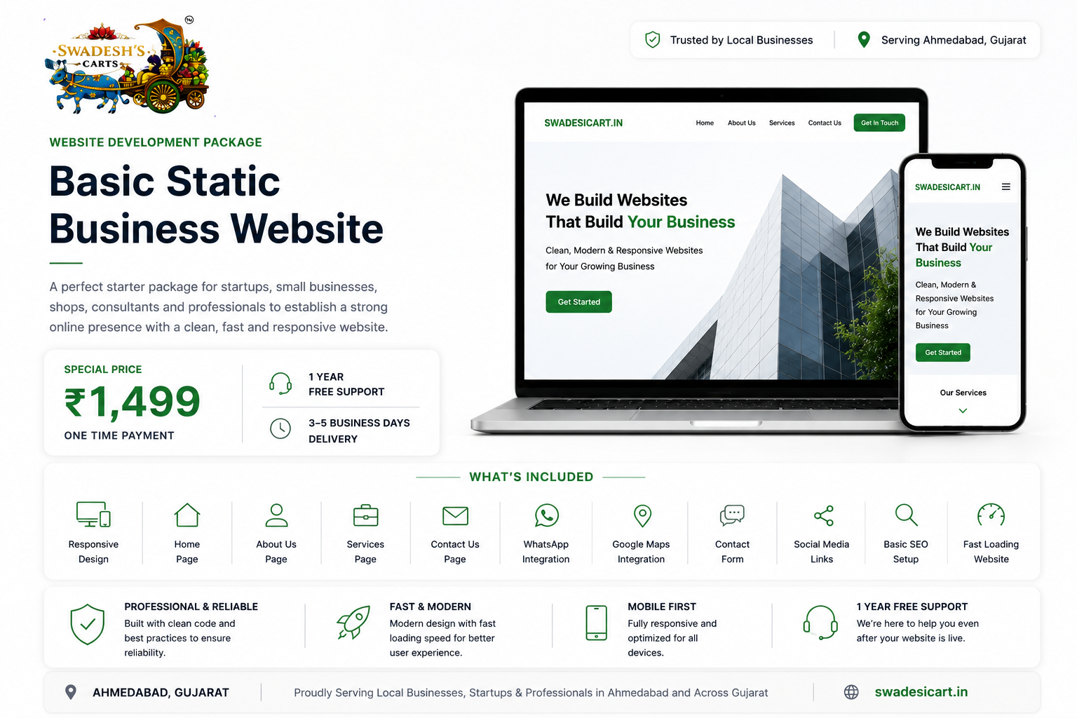 Basic Static Business Website