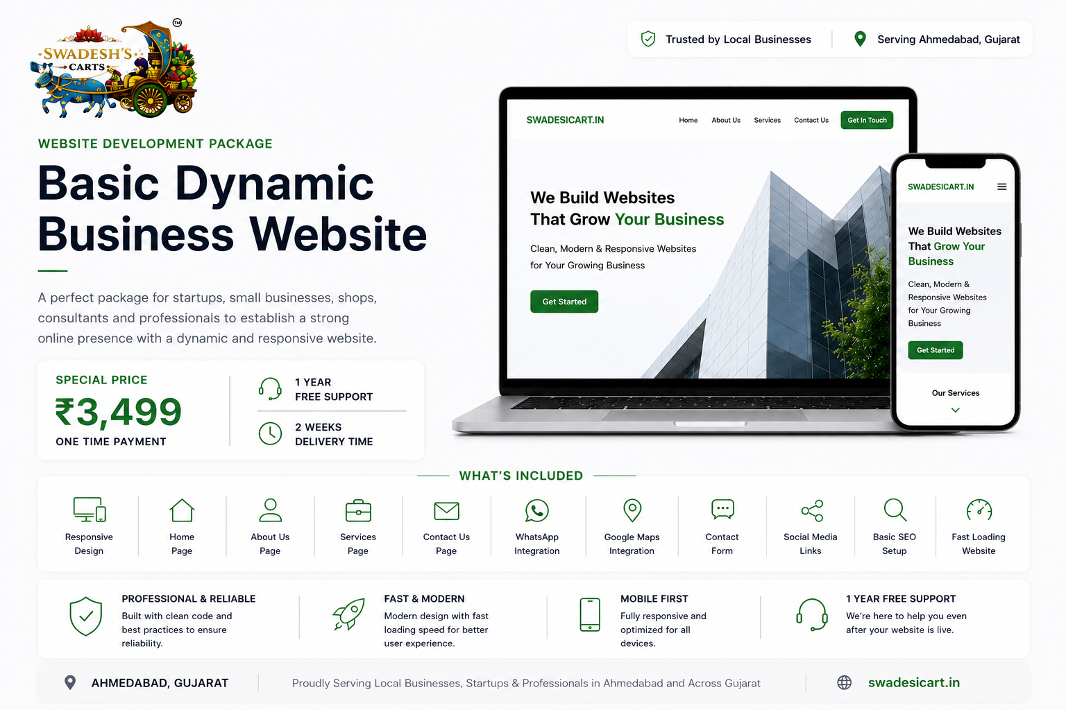 Basic Dynamic Business Website