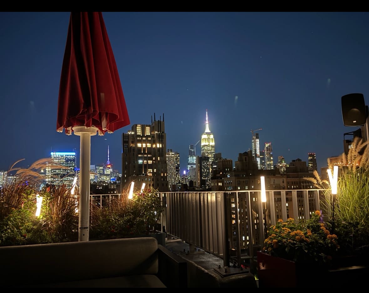 Empire View Luminous Pillars