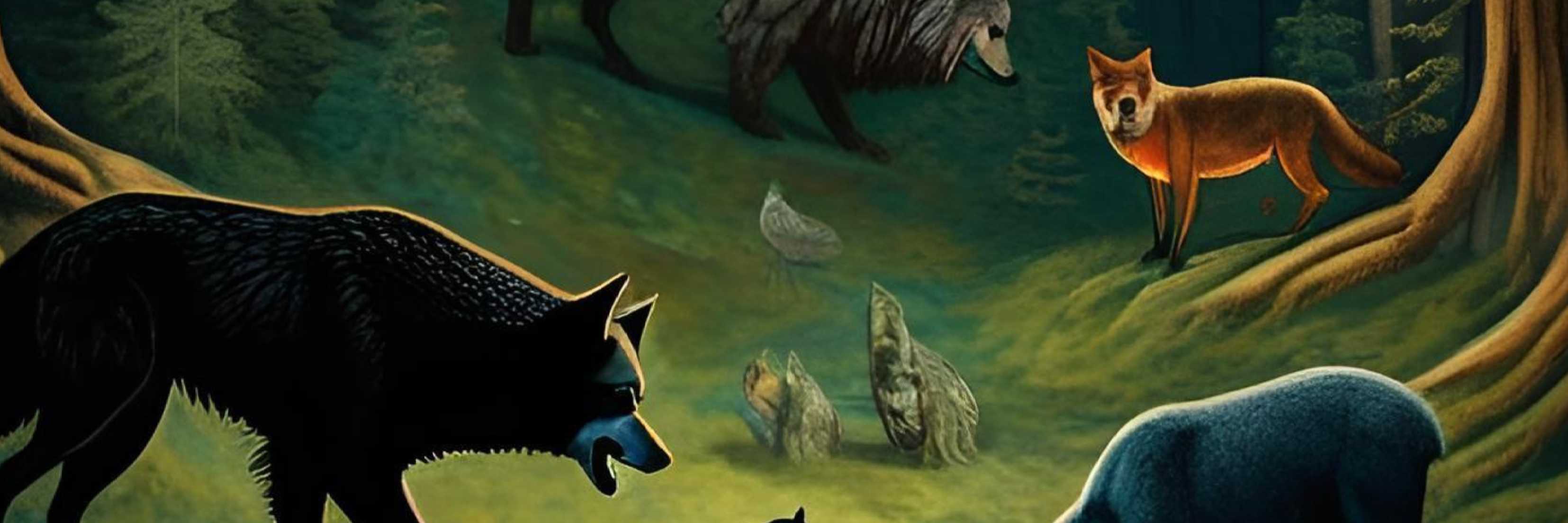 Kraft und Totemtiere