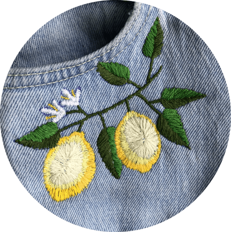Little denim lemons