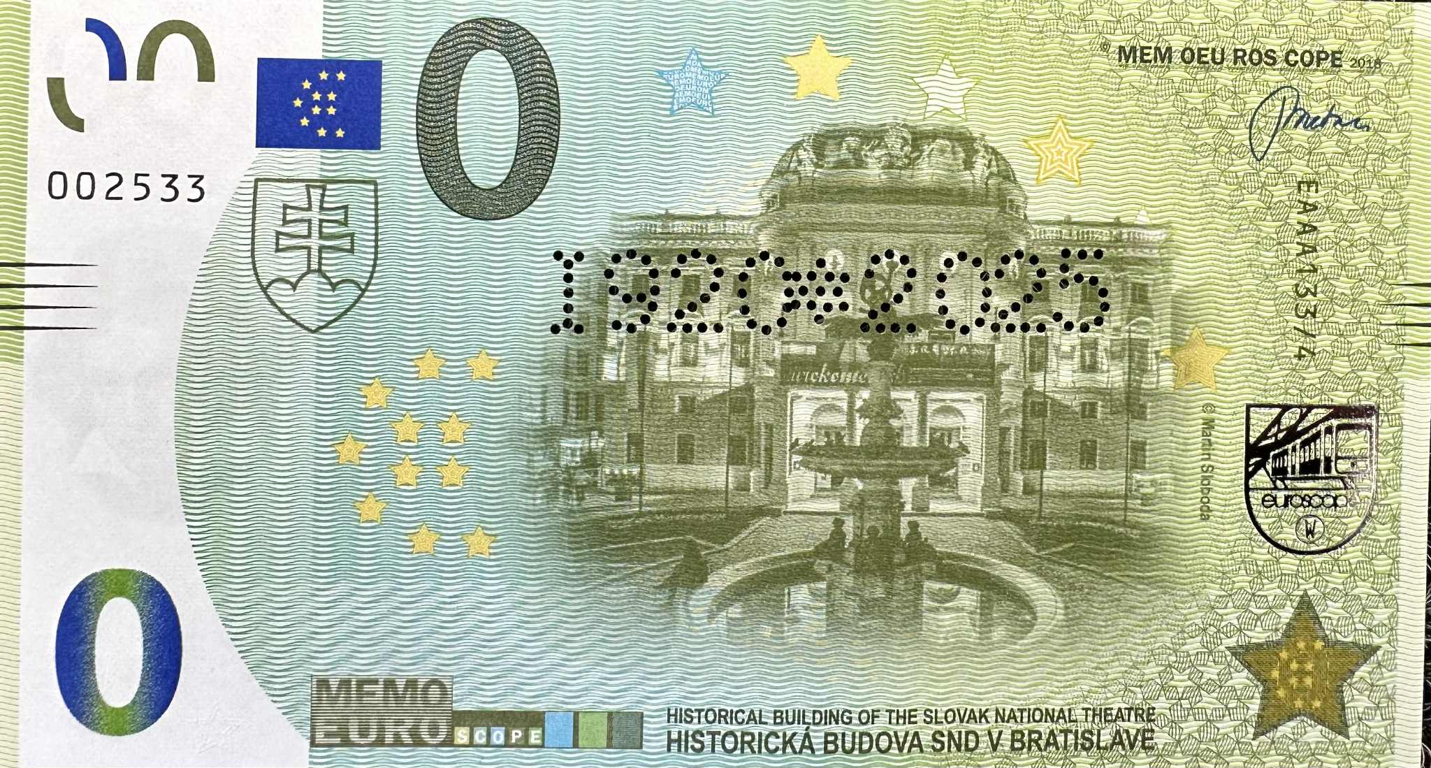 Historická Budova SND v Bratislave  -  1920*2025